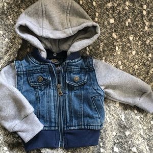 Urban republic denim/hoodie jacket